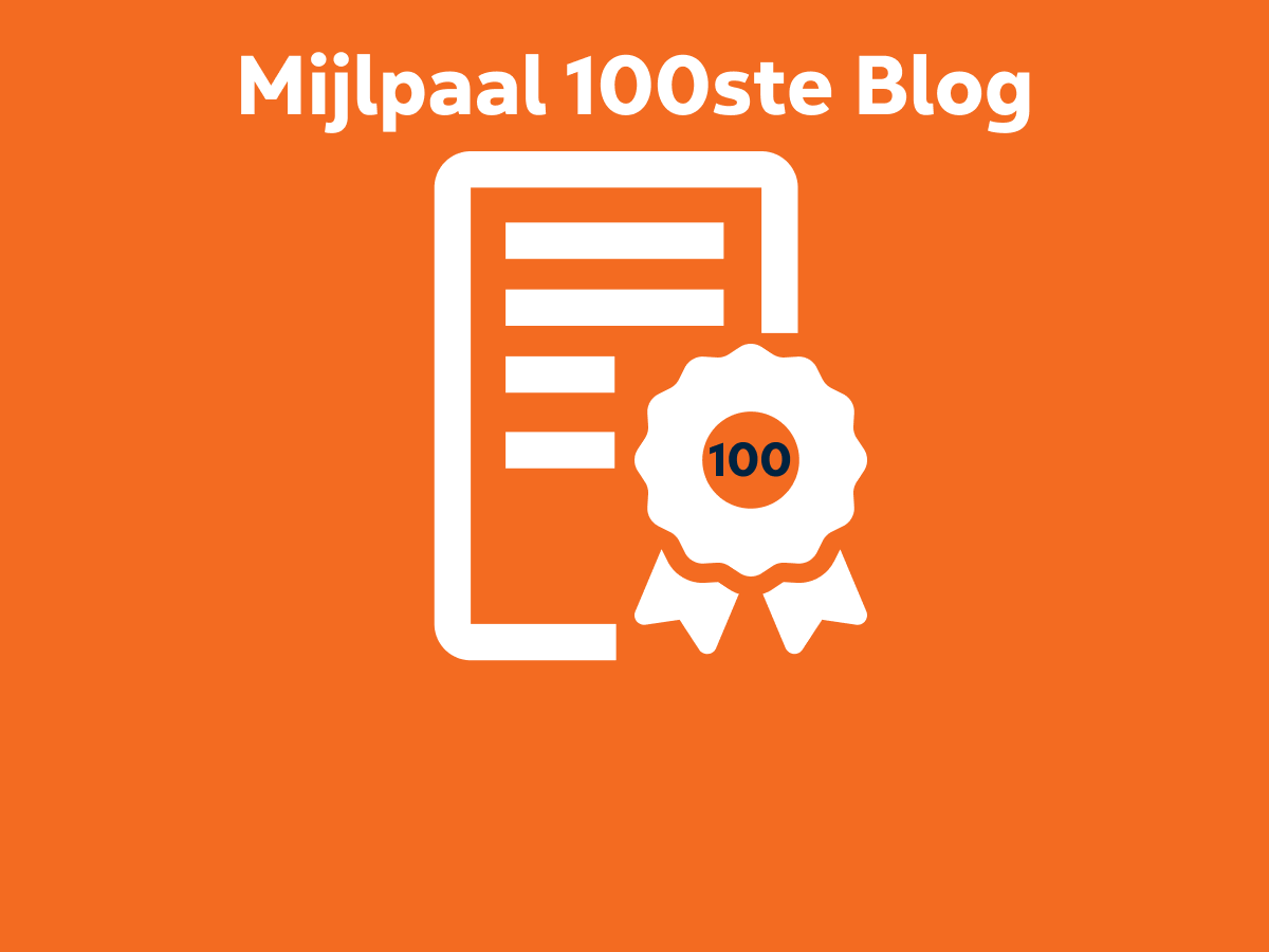 Vier de mijlpaal van onze 100ste blogpost!