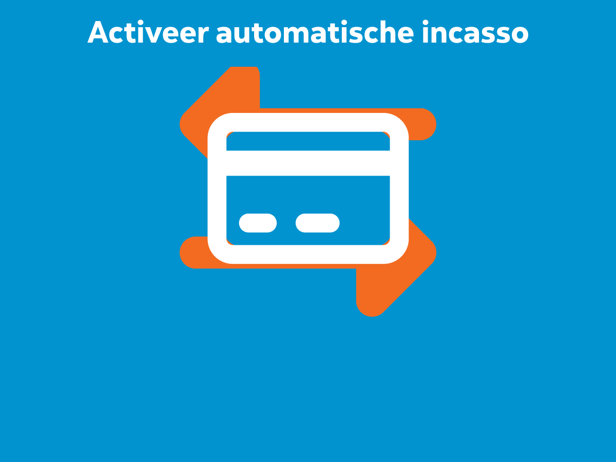 Nieuw: automatische incasso inschakelen in de MIJN-omgeving