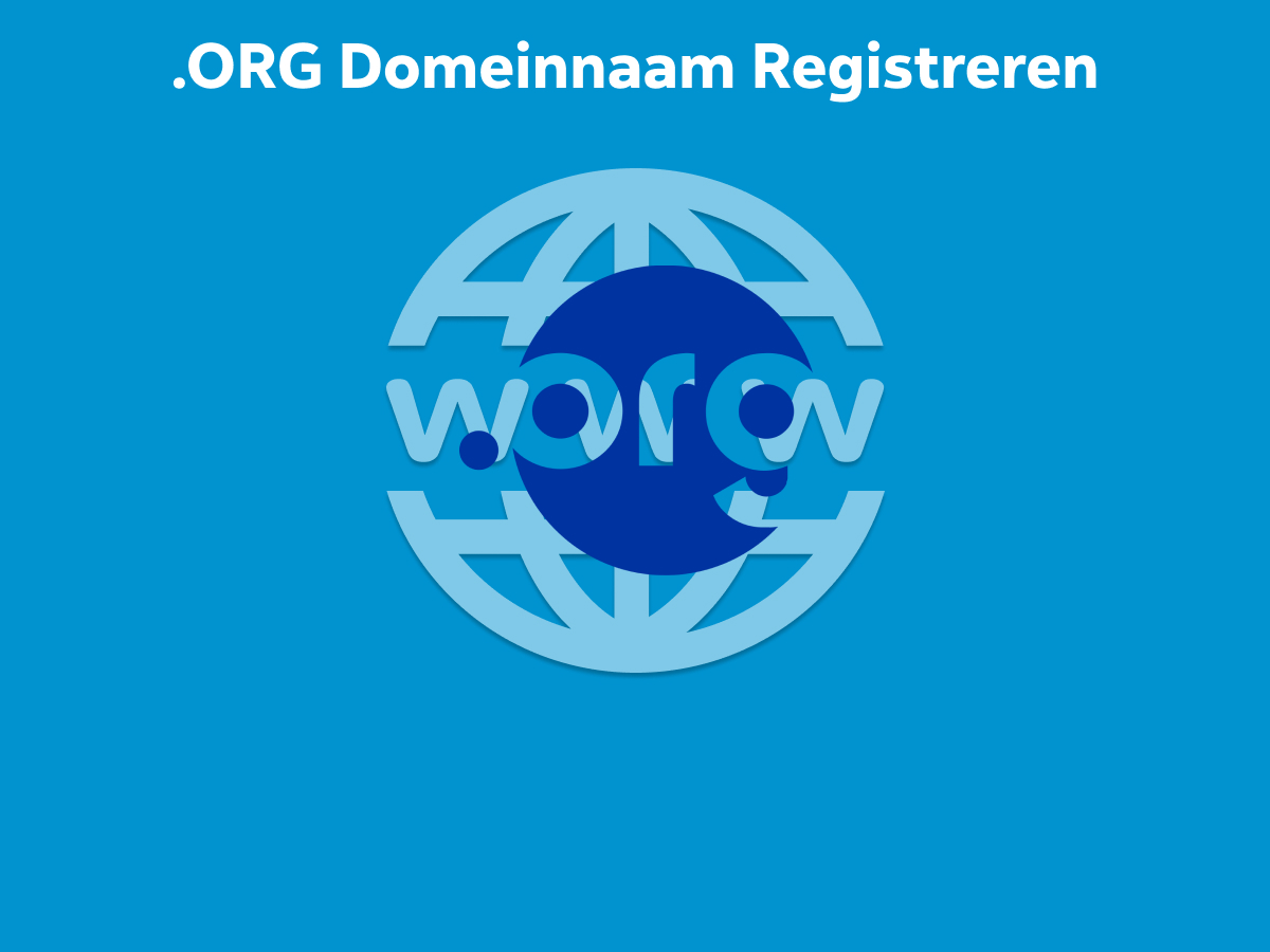 ORG domeinnaam: een betrouwbare keuze voor jouw organisatie