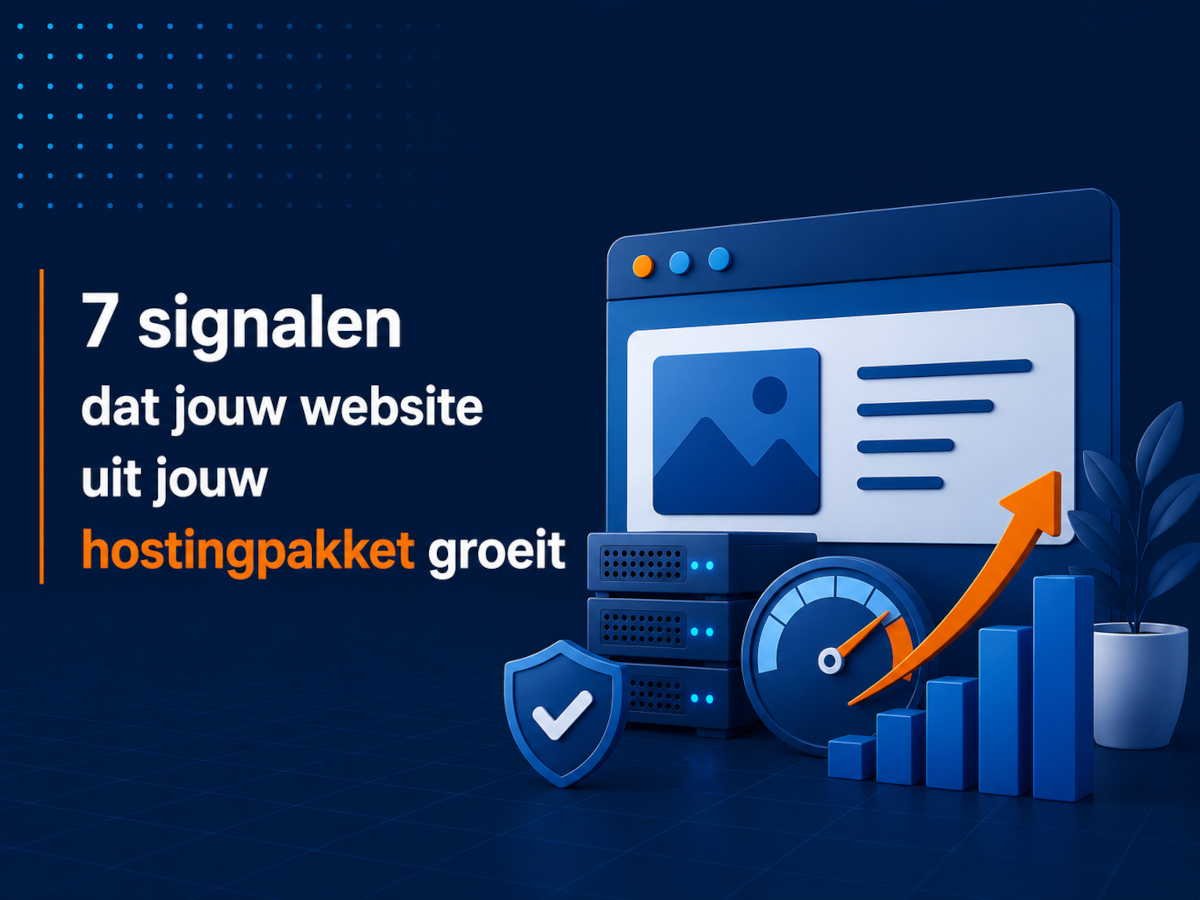 7 signalen dat jouw website uit jouw hostingpakket groeit